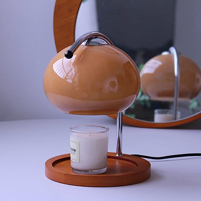 Retro Bauhaus Orb Table Lamp / Candle Warmer Lamp | Buy 1 Get 1 Free