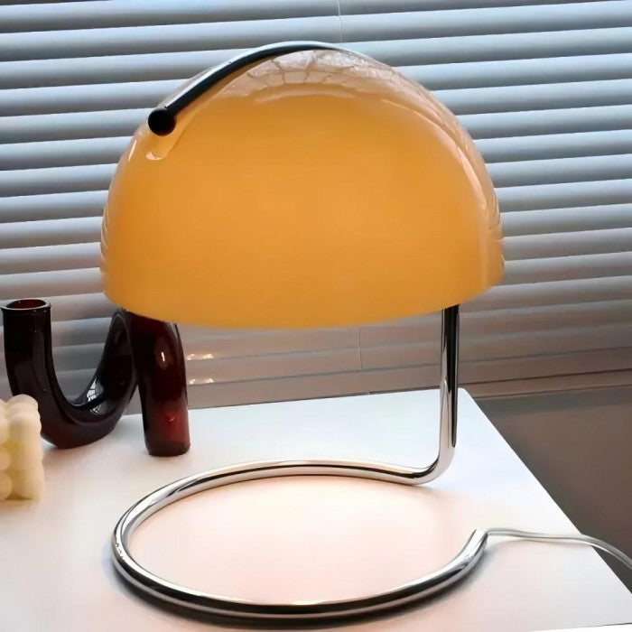 Retro Bauhaus Pudding Glass Table Lamp | Buy 1 Get 1 Free