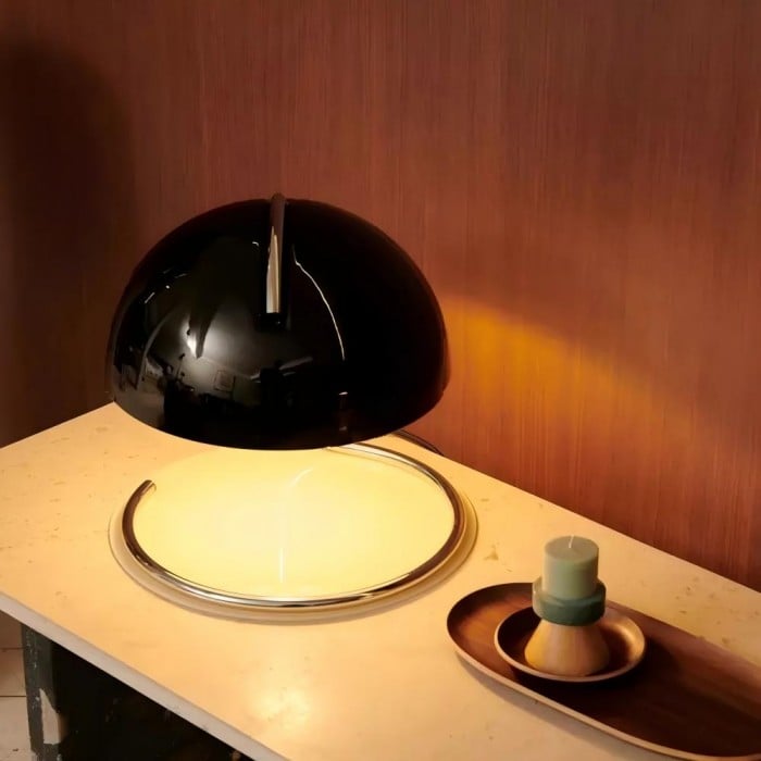 Retro Bauhaus Pudding Glass Table Lamp | Buy 1 Get 1 Free