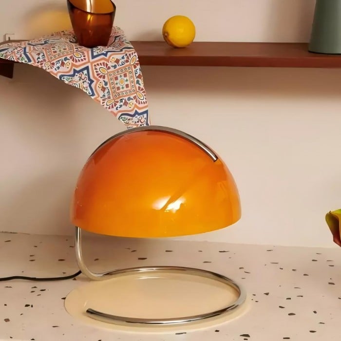 Retro Bauhaus Pudding Glass Table Lamp | Buy 1 Get 1 Free