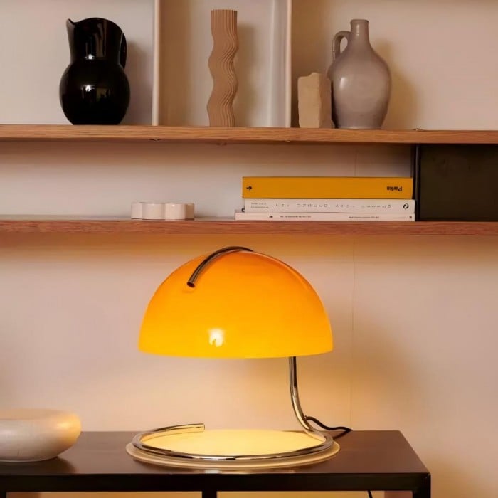 Retro Bauhaus Pudding Glass Table Lamp | Buy 1 Get 1 Free