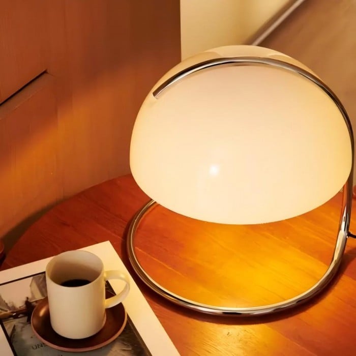Retro Bauhaus Pudding Glass Table Lamp | Buy 1 Get 1 Free