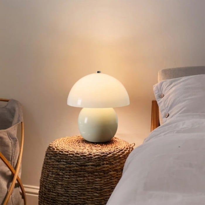Retro Mushroom Ceramic Table Lamp | Buy 1 Get 1 Free