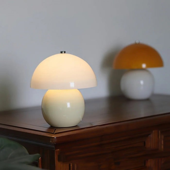 Retro Mushroom Ceramic Table Lamp | Buy 1 Get 1 Free