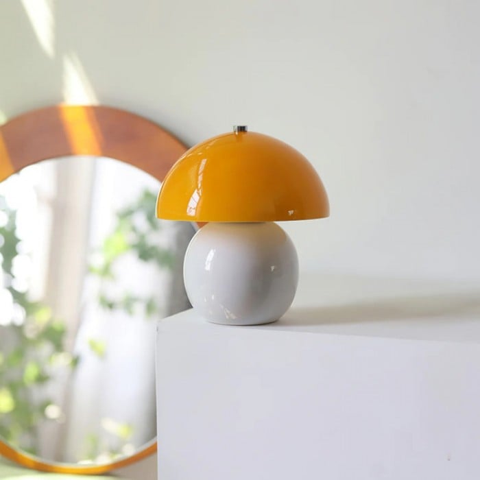 Retro Mushroom Ceramic Table Lamp | Buy 1 Get 1 Free