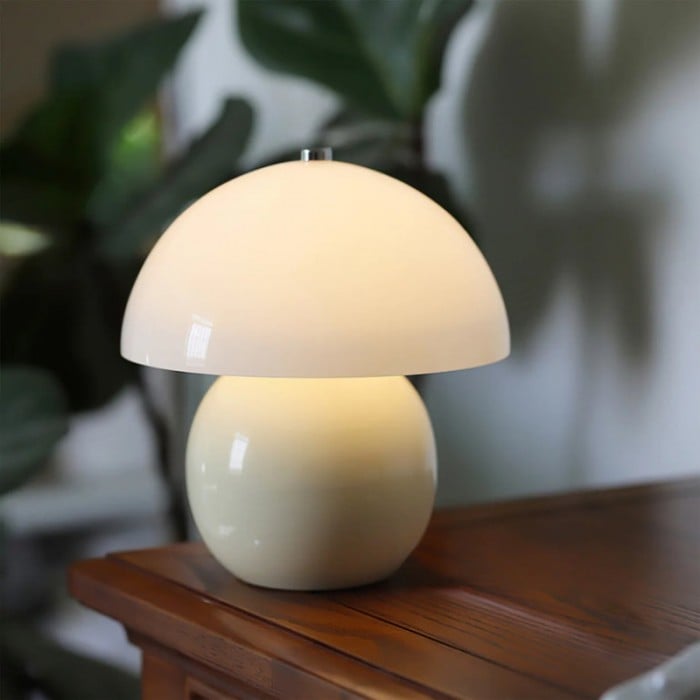 Retro Mushroom Ceramic Table Lamp | Buy 1 Get 1 Free