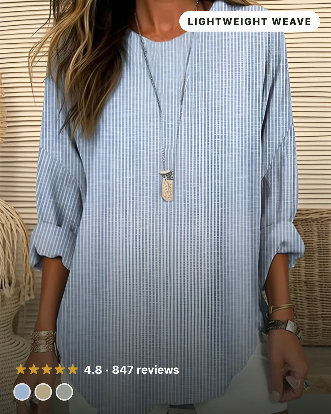 Cindi | Striped Blouse
