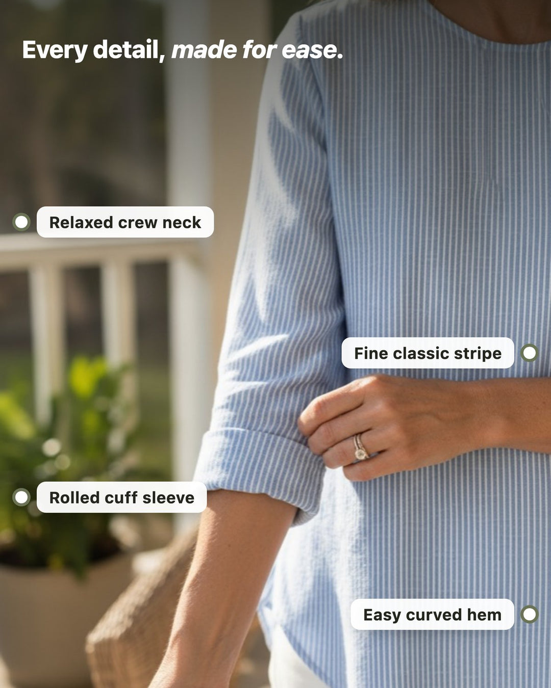 Cindi | Striped Blouse