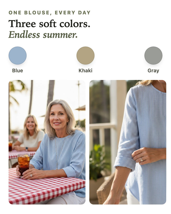 Cindi | Striped Blouse
