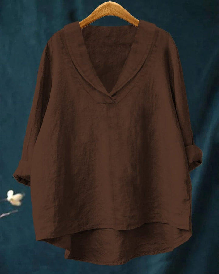 Orchid | Relaxed V-Neck Blouse