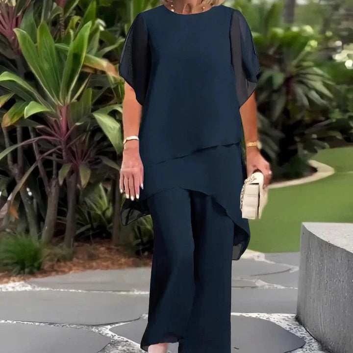 Cristina | Elegant Asymmetrical Two Piece Set