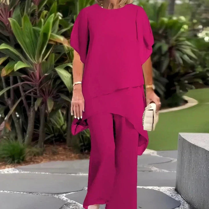 Cristina | Elegant Asymmetrical Two Piece Set