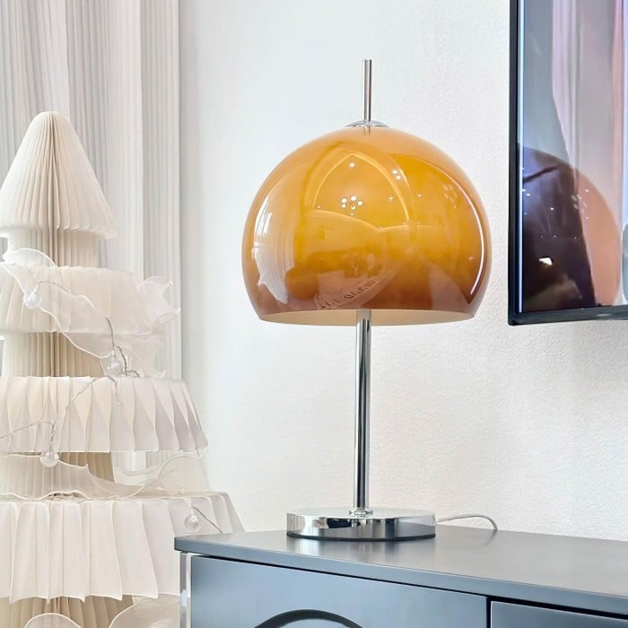 Vintage Bauhaus Mushroom Glass Table Lamp | Buy 1 Get 1 Free
