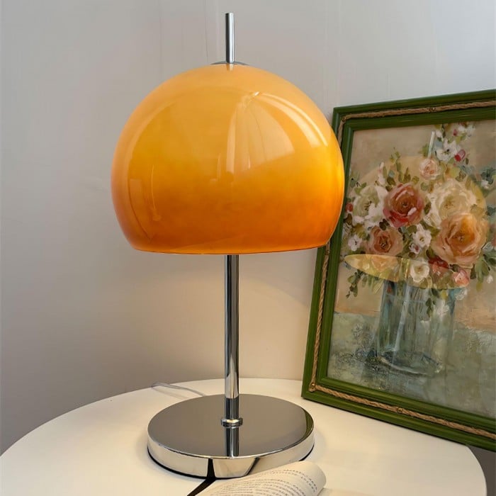 Vintage Bauhaus Mushroom Glass Table Lamp | Buy 1 Get 1 Free