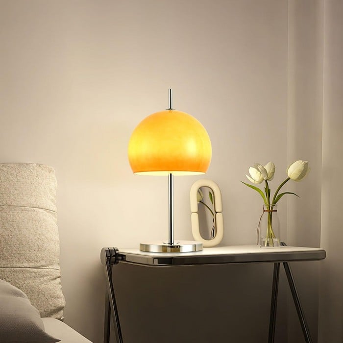 Vintage Bauhaus Mushroom Glass Table Lamp | Buy 1 Get 1 Free