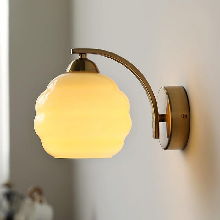 Vintage Glass Bauhaus Art Deco Wall Lamp | Buy 1 Get 1 Free