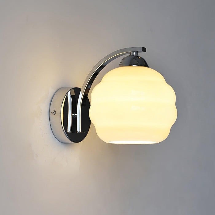 Vintage Glass Bauhaus Art Deco Wall Lamp | Buy 1 Get 1 Free