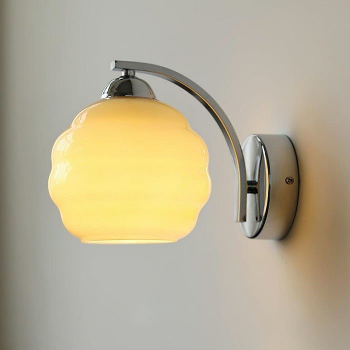 Vintage Glass Bauhaus Art Deco Wall Lamp | Buy 1 Get 1 Free