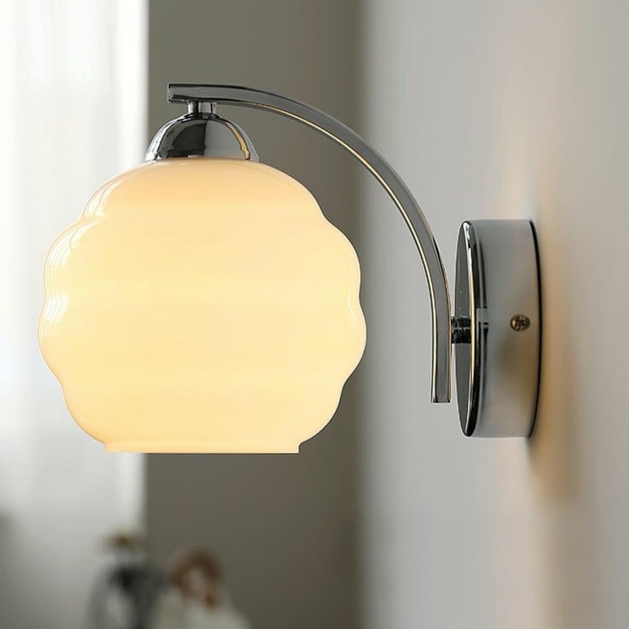Vintage Glass Bauhaus Art Deco Wall Lamp | Buy 1 Get 1 Free